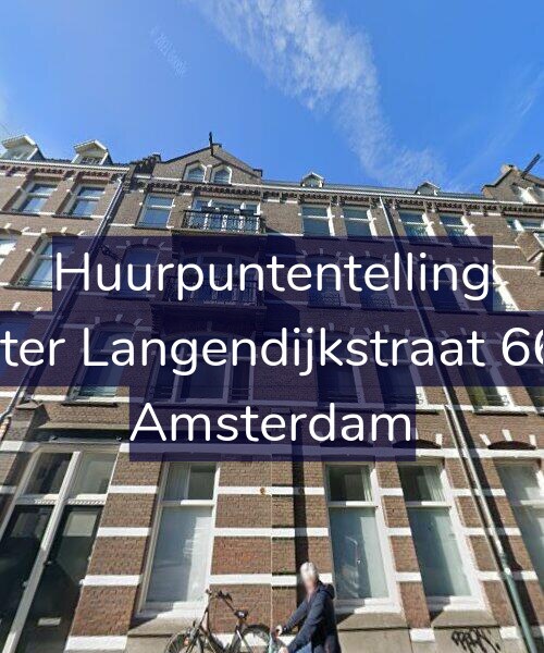 Foto gevel Huurpuntentelling voor Pieter Langendijkstraat 66-1, Amsterdam
