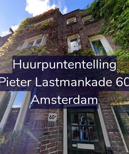 Foto gevel Huurpuntentelling voor Pieter Lastmankade 60, Amsterdam