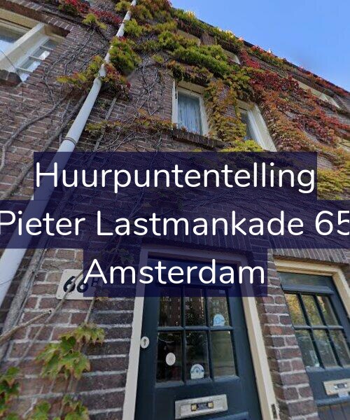 Foto gevel Huurpuntentelling voor Pieter Lastmankade 65, Amsterdam