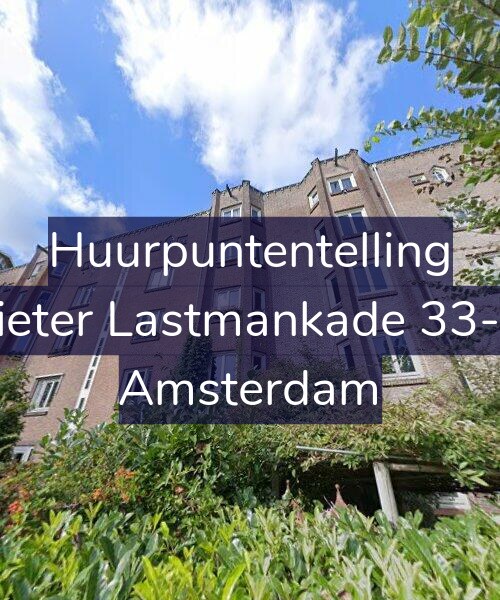 Foto gevel Huurpuntentelling voor Pieter Lastmankade 33-H, Amsterdam