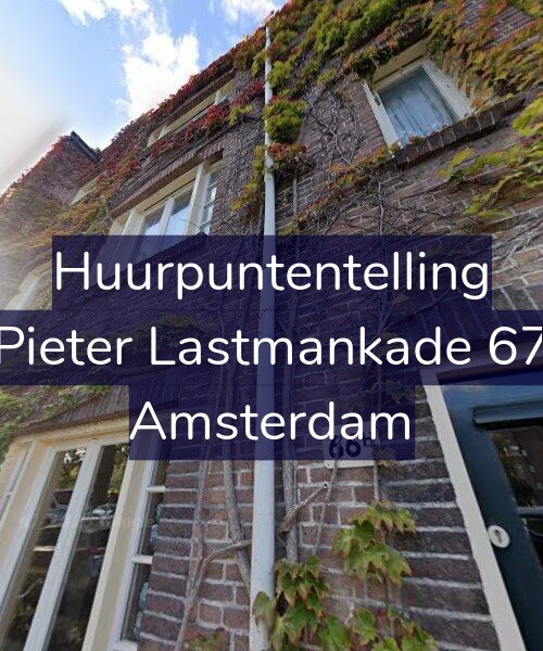 Foto gevel Huurpuntentelling voor Pieter Lastmankade 67, Amsterdam