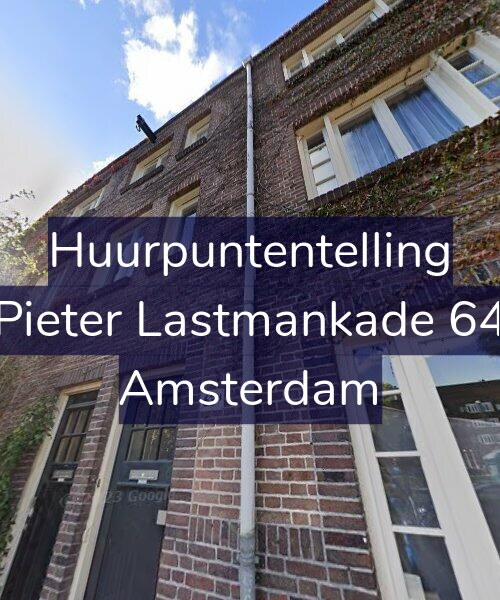 Foto gevel Huurpuntentelling voor Pieter Lastmankade 64, Amsterdam