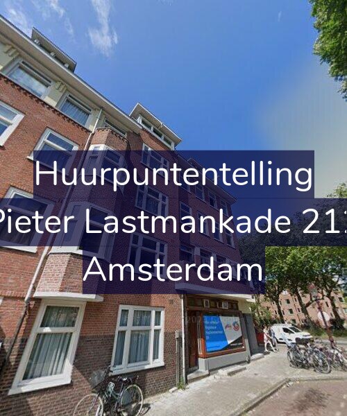Foto gevel Huurpuntentelling voor Pieter Lastmankade 212, Amsterdam