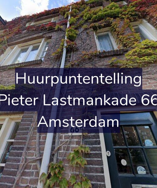 Foto gevel Huurpuntentelling voor Pieter Lastmankade 66, Amsterdam