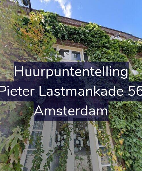 Foto gevel Huurpuntentelling voor Pieter Lastmankade 56, Amsterdam