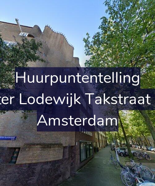 Foto gevel Huurpuntentelling voor Pieter Lodewijk Takstraat 3-B, Amsterdam