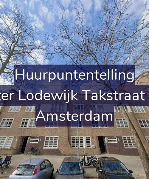 Foto gevel Huurpuntentelling voor Pieter Lodewijk Takstraat 8-C, Amsterdam