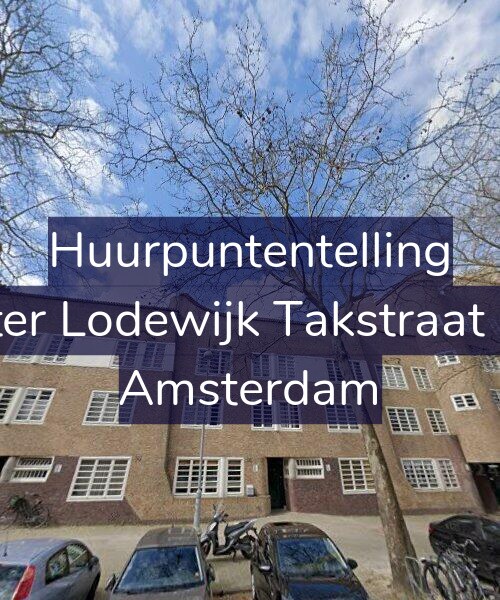 Foto gevel Huurpuntentelling voor Pieter Lodewijk Takstraat 8-A, Amsterdam
