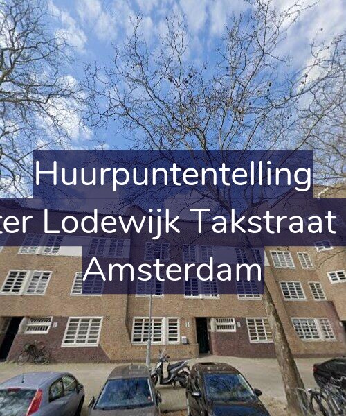 Foto gevel Huurpuntentelling voor Pieter Lodewijk Takstraat 8-B, Amsterdam