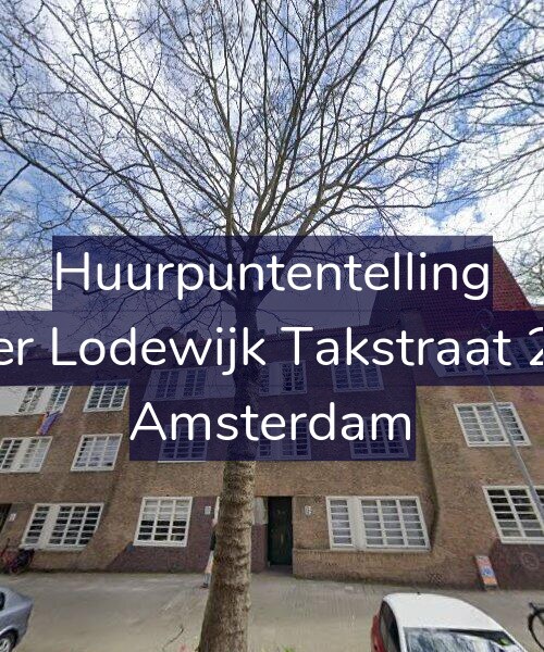 Foto gevel Huurpuntentelling voor Pieter Lodewijk Takstraat 23-A, Amsterdam