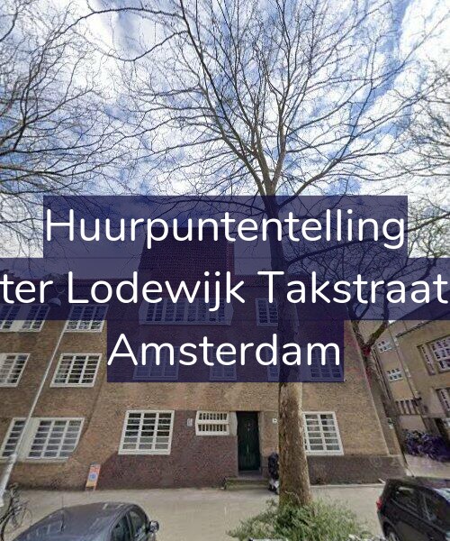 Foto gevel Huurpuntentelling voor Pieter Lodewijk Takstraat 29, Amsterdam