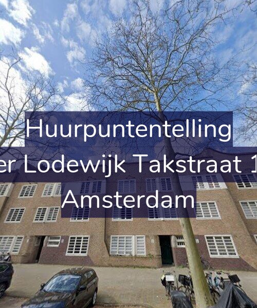 Foto gevel Huurpuntentelling voor Pieter Lodewijk Takstraat 14-A, Amsterdam