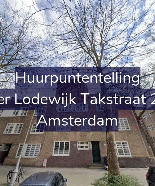 Foto gevel Huurpuntentelling voor Pieter Lodewijk Takstraat 27-C, Amsterdam