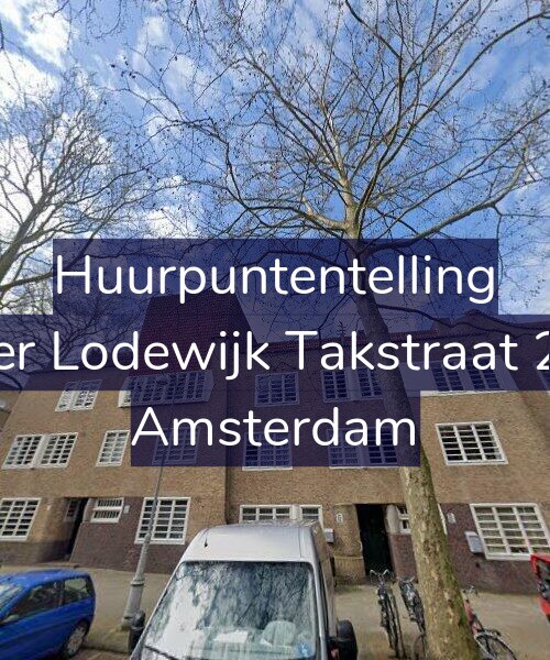 Foto gevel Huurpuntentelling voor Pieter Lodewijk Takstraat 24-C, Amsterdam