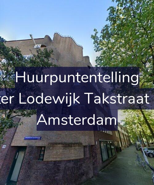Foto gevel Huurpuntentelling voor Pieter Lodewijk Takstraat 1-A, Amsterdam