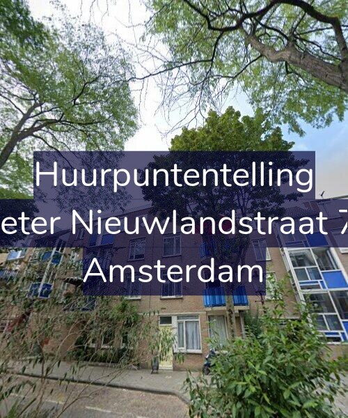 Foto gevel Huurpuntentelling voor Pieter Nieuwlandstraat 73, Amsterdam