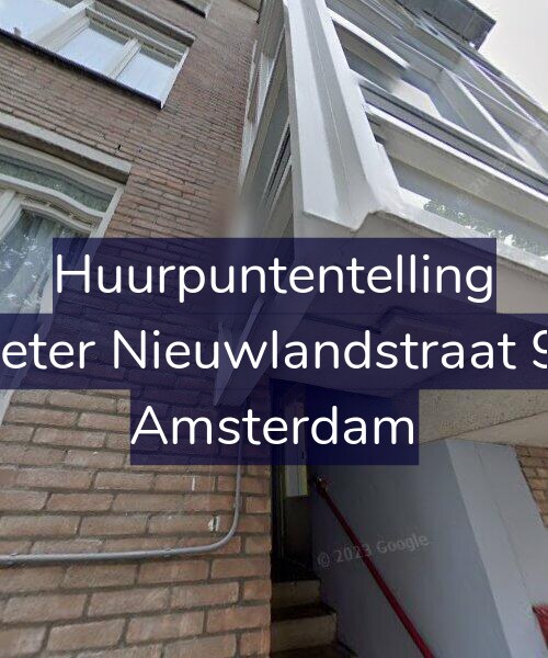 Foto gevel Huurpuntentelling voor Pieter Nieuwlandstraat 96, Amsterdam