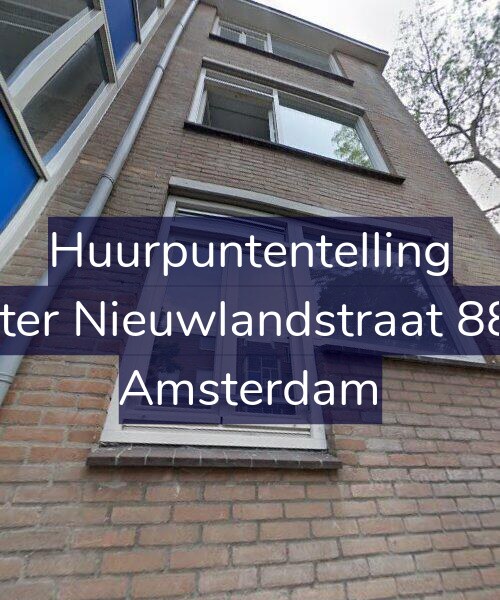 Foto gevel Huurpuntentelling voor Pieter Nieuwlandstraat 88-B, Amsterdam