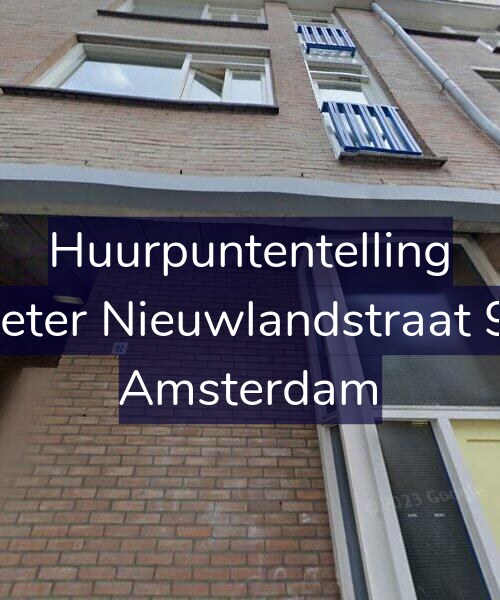 Foto gevel Huurpuntentelling voor Pieter Nieuwlandstraat 92, Amsterdam
