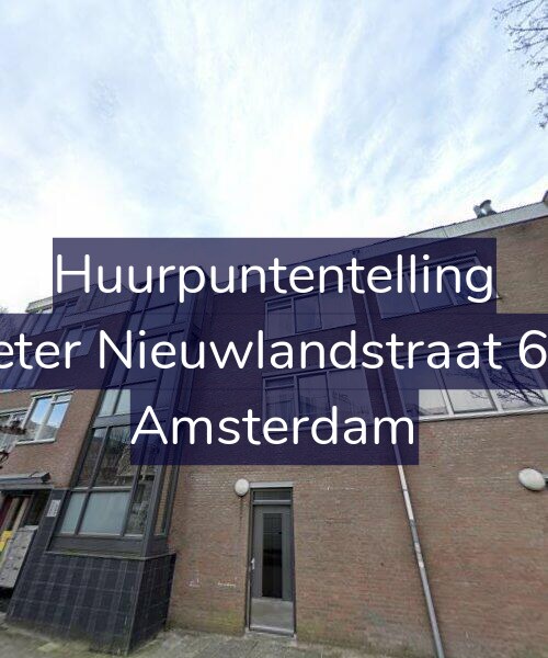 Foto gevel Huurpuntentelling voor Pieter Nieuwlandstraat 6-B, Amsterdam