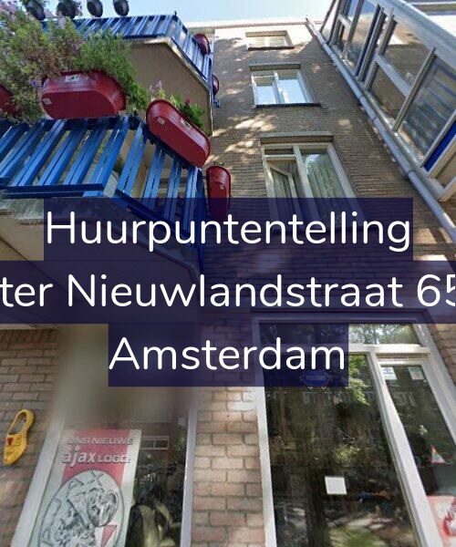 Foto gevel Huurpuntentelling voor Pieter Nieuwlandstraat 65-A, Amsterdam
