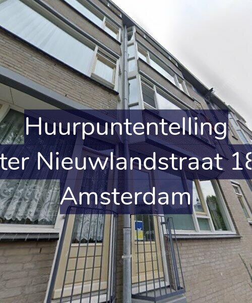 Foto gevel Huurpuntentelling voor Pieter Nieuwlandstraat 18-A, Amsterdam