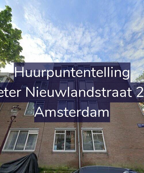 Foto gevel Huurpuntentelling voor Pieter Nieuwlandstraat 2-C, Amsterdam