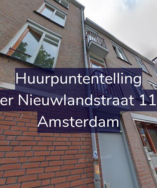 Foto gevel Huurpuntentelling voor Pieter Nieuwlandstraat 110-A, Amsterdam