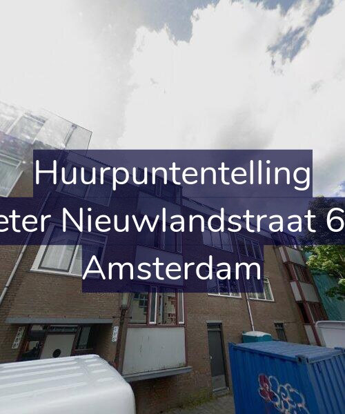 Foto gevel Huurpuntentelling voor Pieter Nieuwlandstraat 6-C, Amsterdam