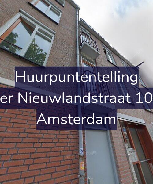 Foto gevel Huurpuntentelling voor Pieter Nieuwlandstraat 108-A, Amsterdam