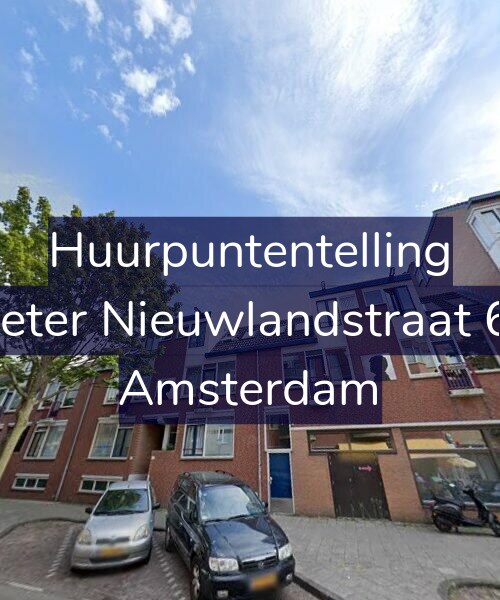 Foto gevel Huurpuntentelling voor Pieter Nieuwlandstraat 62, Amsterdam