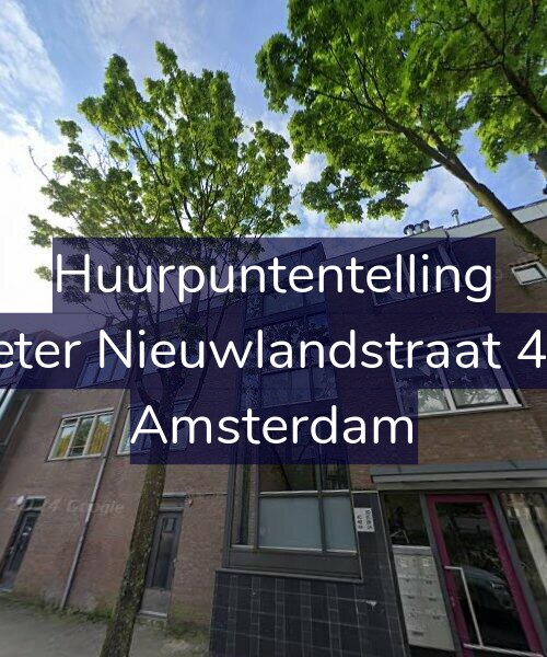 Foto gevel Huurpuntentelling voor Pieter Nieuwlandstraat 4-C, Amsterdam