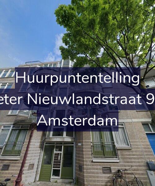 Foto gevel Huurpuntentelling voor Pieter Nieuwlandstraat 9-D, Amsterdam