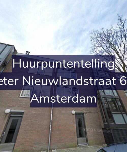 Foto gevel Huurpuntentelling voor Pieter Nieuwlandstraat 6-A, Amsterdam