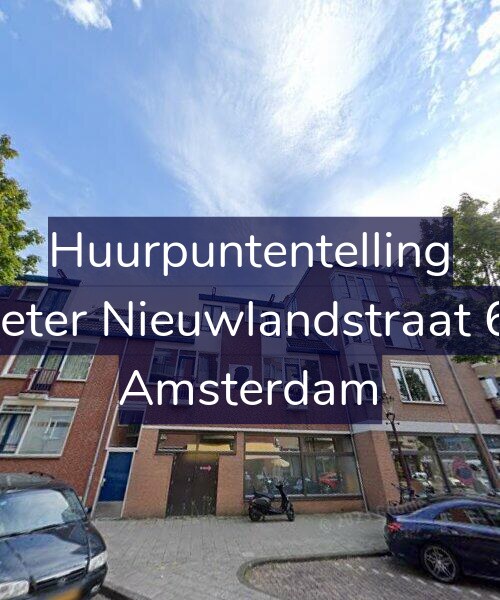 Foto gevel Huurpuntentelling voor Pieter Nieuwlandstraat 60, Amsterdam