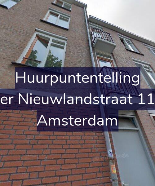 Foto gevel Huurpuntentelling voor Pieter Nieuwlandstraat 110-B, Amsterdam