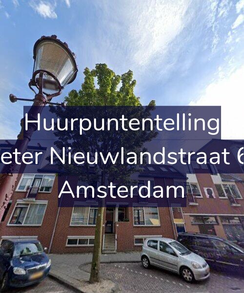 Foto gevel Huurpuntentelling voor Pieter Nieuwlandstraat 64, Amsterdam