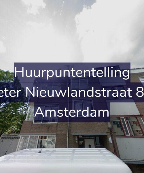 Foto gevel Huurpuntentelling voor Pieter Nieuwlandstraat 8-B, Amsterdam