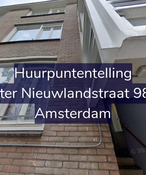 Foto gevel Huurpuntentelling voor Pieter Nieuwlandstraat 98-B, Amsterdam