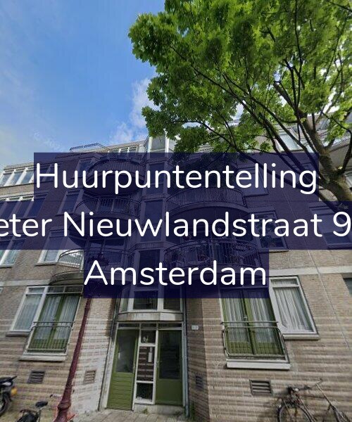 Foto gevel Huurpuntentelling voor Pieter Nieuwlandstraat 9-C, Amsterdam