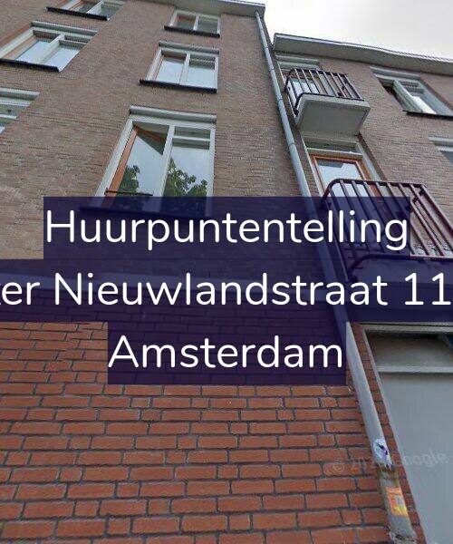 Foto gevel Huurpuntentelling voor Pieter Nieuwlandstraat 110-C, Amsterdam