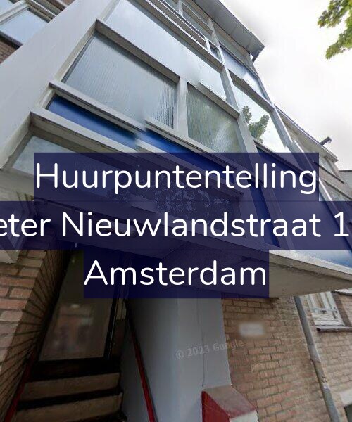Foto gevel Huurpuntentelling voor Pieter Nieuwlandstraat 102, Amsterdam
