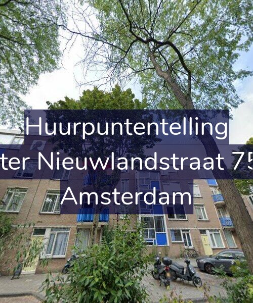 Foto gevel Huurpuntentelling voor Pieter Nieuwlandstraat 75-B, Amsterdam