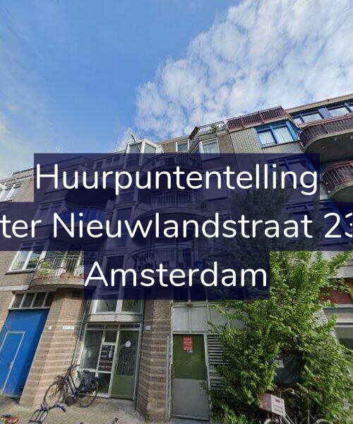 Foto gevel Huurpuntentelling voor Pieter Nieuwlandstraat 23-C, Amsterdam