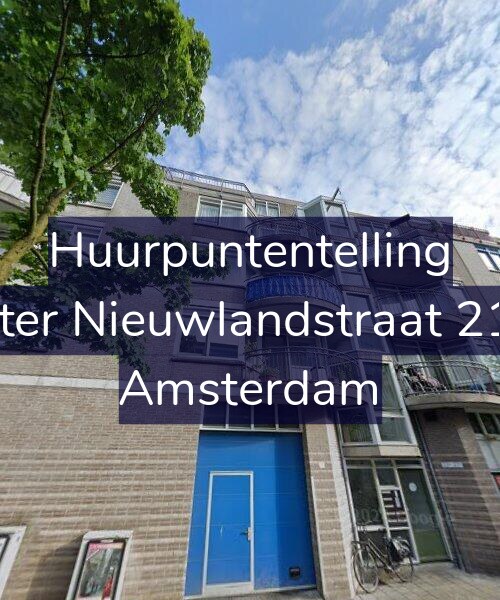Foto gevel Huurpuntentelling voor Pieter Nieuwlandstraat 21-D, Amsterdam