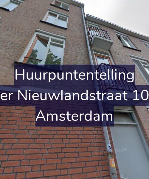 Foto gevel Huurpuntentelling voor Pieter Nieuwlandstraat 108-B, Amsterdam