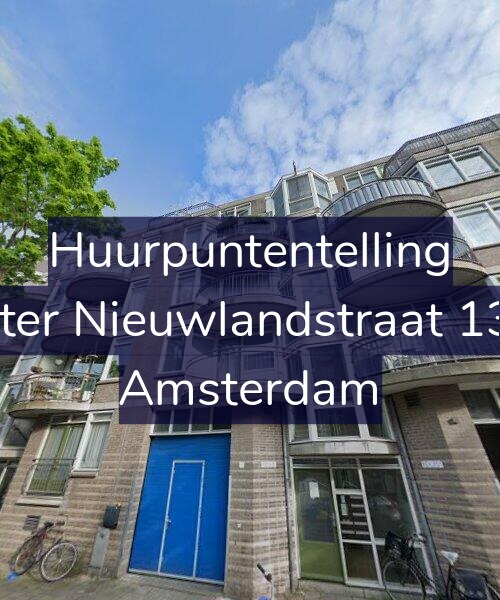 Foto gevel Huurpuntentelling voor Pieter Nieuwlandstraat 13-C, Amsterdam