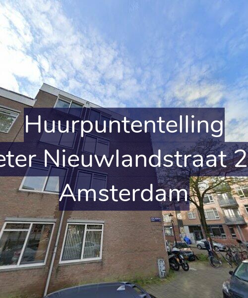 Foto gevel Huurpuntentelling voor Pieter Nieuwlandstraat 2-A, Amsterdam