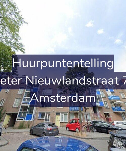 Foto gevel Huurpuntentelling voor Pieter Nieuwlandstraat 79, Amsterdam