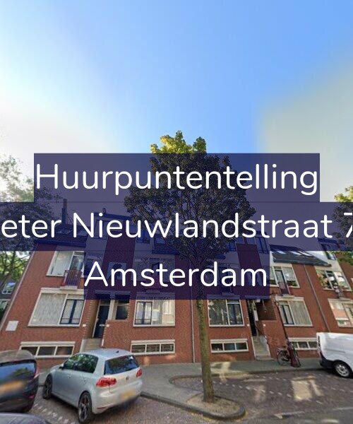 Foto gevel Huurpuntentelling voor Pieter Nieuwlandstraat 70, Amsterdam